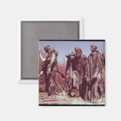 Die Burghers von Calais Magnet (Vorderseite/Rückseite)