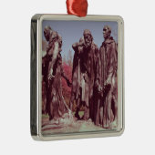 Die Burghers von Calais Silbernes Ornament (Rechts)