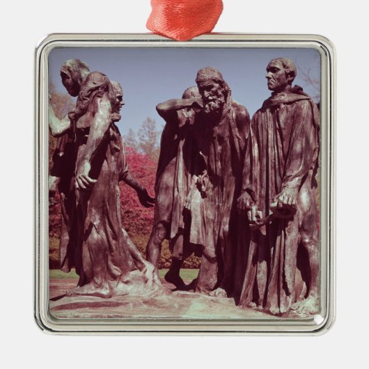 Die Burghers von Calais Silbernes Ornament (Vorne)