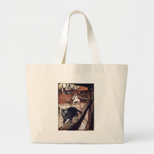 Die Burgkatze von Rackham Jumbo Stoffbeutel