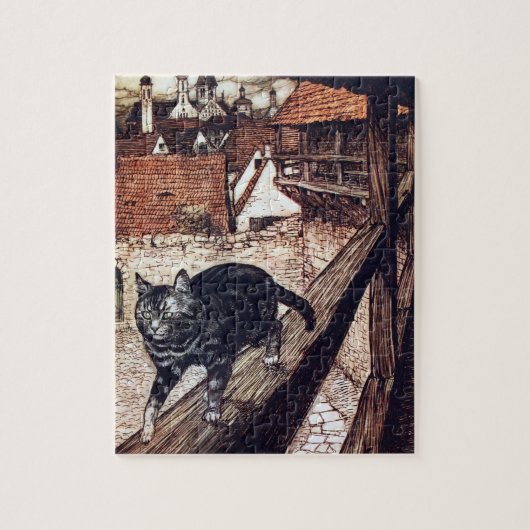 Die Burgkatze von Rackham Puzzle (Vertikal)