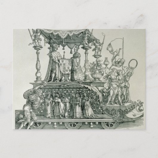 Die burgundische Ehe Postkarte (Vorderseite)