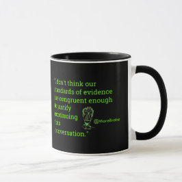 Die Büro Argumentstopper Tasse, Leftyausgabe Tasse