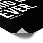 Die Burpees waren lustig und sagten nie - Training Poster (Ecke)