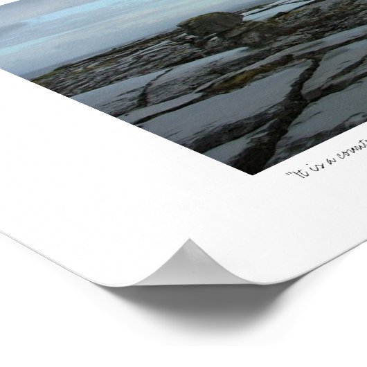 Die Burren Poster (Ecke)