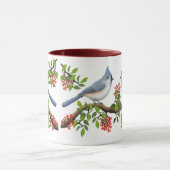 Die büscheliger Titmouse-Tasse Tasse (Zentrum)