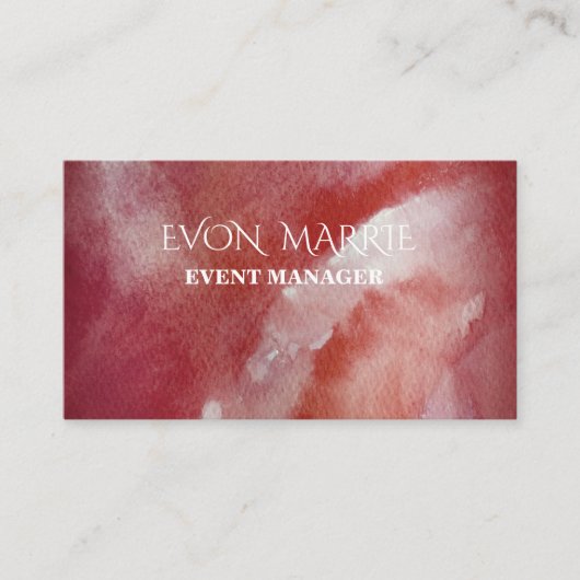 Die Business Card des stilvollen und originalen Ev Visitenkarte (Vorderseite)