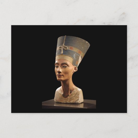 Die Büste der Königin Nefertiti Postkarte (Vorderseite)