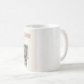 Die Butcher führen Teile von Rindfleisch Kaffeetasse (VorderseiteRechts)