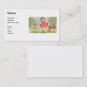 Die Butike-Geschäfts-Karte der Kinder Visitenkarte (Vorne/Hinten)