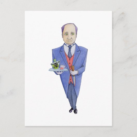 Die Butler-Postkarte Postkarte (Vorderseite)