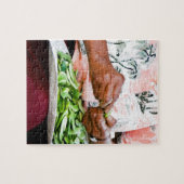 Die Butterbohne-Dame Puzzle (Horizontal)