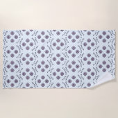 Die Buttons für hartes Spielen Strandtuch (Vorderseite)