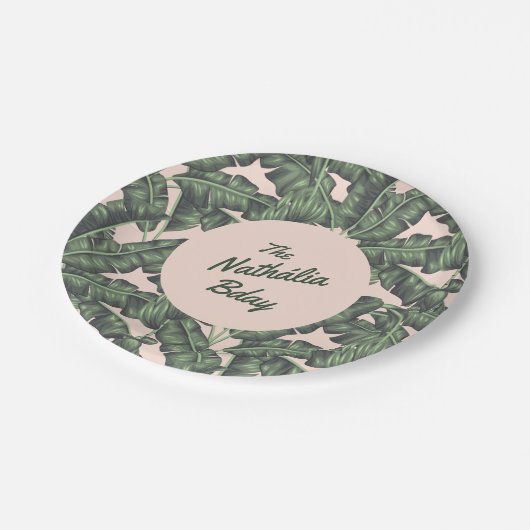 Die Cabanas Pappteller (Schrägansicht)