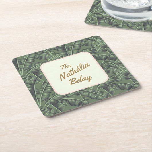 Die Cabanas Rechteckiger Pappuntersetzer (angewinkelt)