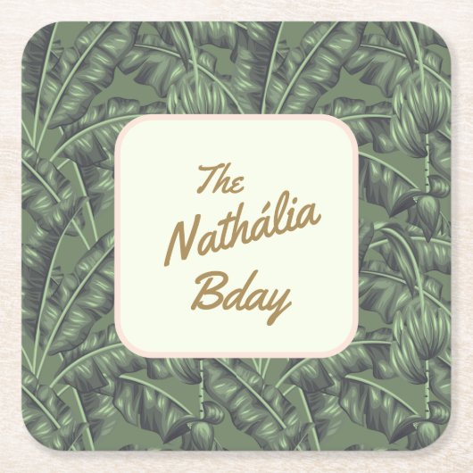 Die Cabanas Rechteckiger Pappuntersetzer (Vorderseite)