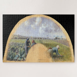 Die Cabbage-Sammler von Camille Pissarro Puzzle