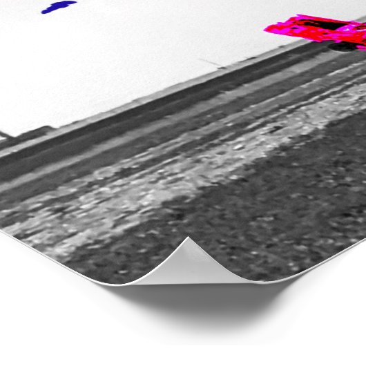 Die Cadillac Ranch Poster (Ecke)