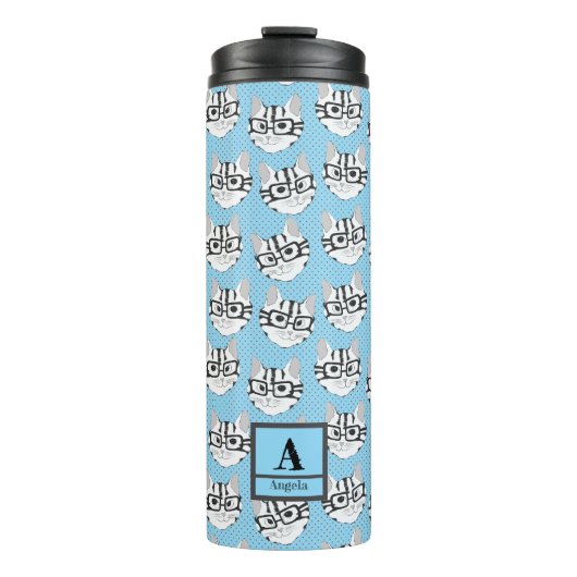 Die Cadstudios Blue Thermosbecher (Vorderseite)