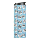 Die Cadstudios Blue Thermosbecher (Nach links gedreht)