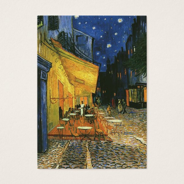 die cafe terrasse auf dem platz du forum, Arles... (Vorderseite)