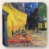 die cafe terrasse auf dem platz du forum, Arles... Untersetzer (Vorderseite)