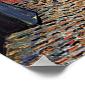 die café terrasse auf dem platz...Vincent van Gogh Poster (Ecke)