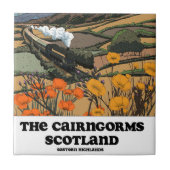 Die Cairngorms Schottland  Fliese (Vorderseite)
