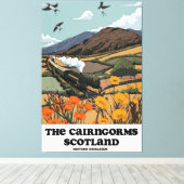 Die Cairngorms Schottland Leinwanddruck (Insitu (Holzboden))