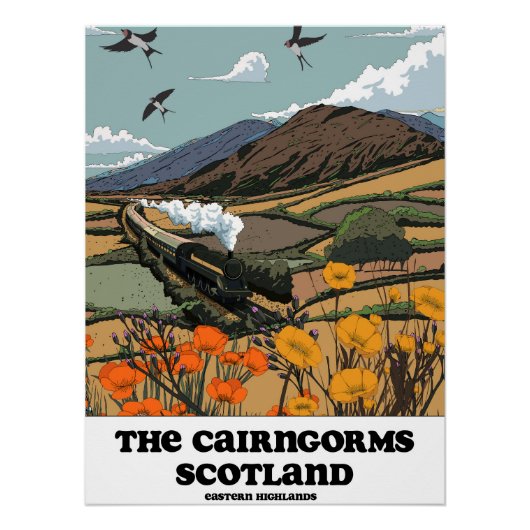 Die Cairngorms Schottland Poster (Vorderseite)