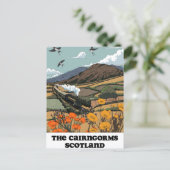 Die Cairngorms Schottland  Postkarte (Stehend Vorderseite)