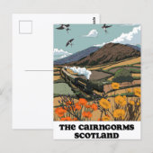 Die Cairngorms Schottland  Postkarte (Vorne/Hinten)