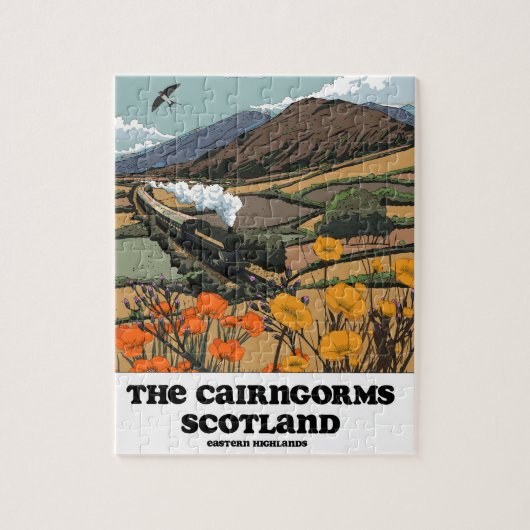 Die Cairngorms Schottland Puzzle (Vertikal)