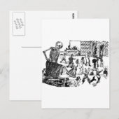 Die Calavera General des Friedhofs Postkarte (Vorne/Hinten)