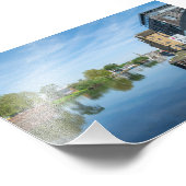 Die Calder & Hebble Navigation, Wakefield Fotodruck (Ecke)