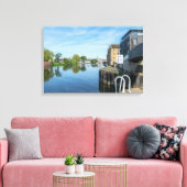 Die Calder & Hebble Navigation, Wakefield Leinwanddruck (Insitu (Wohnzimmer))