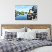 Die Calder & Hebble Navigation, Wakefield Leinwanddruck (Insitu (Schlafzimmer))