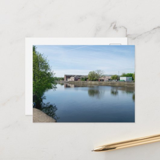 Die Calder & Hebble Navigation, Wakefield Postkarte (Vorderseite/Rückseite Beispiel)