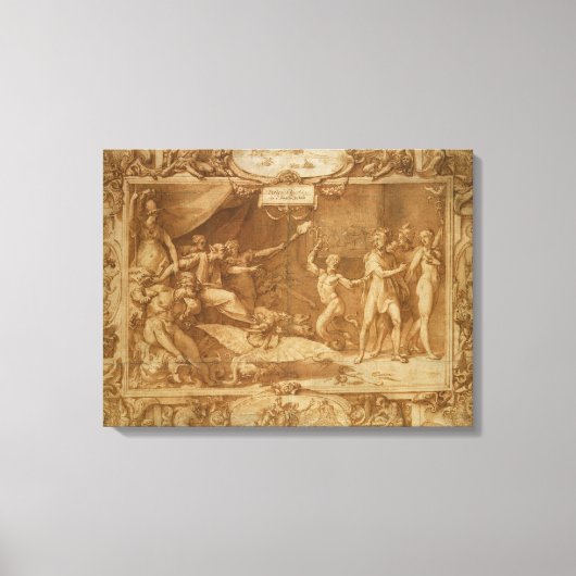 Die Calumny von Apelles, 1572 Leinwanddruck (Vorderseite)