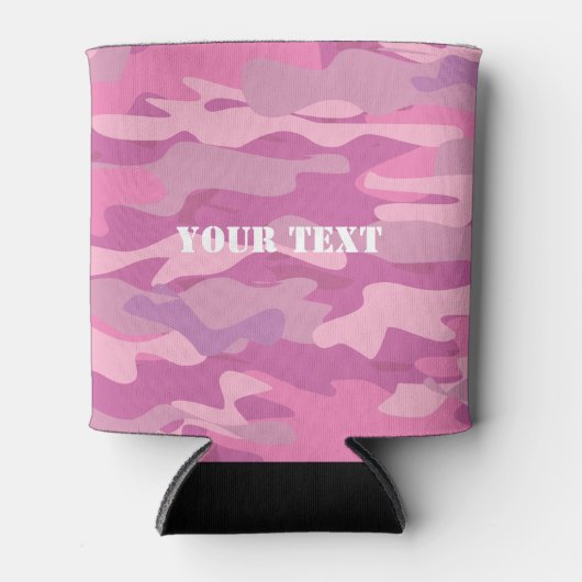 Die Camouflage der Girly-Roink-Army kann kälter we Dosenkühler (Vorderseite)