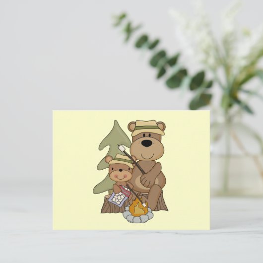 Die Campfire Tshirts und Geschenke Postkarte (Stehend Vorderseite)