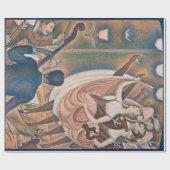 Die Can-can Seurat Neo Impressionist Pointillist Geschenkpapier (Flach)