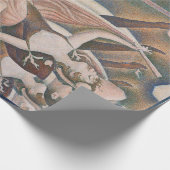 Die Can-can Seurat Neo Impressionist Pointillist Geschenkpapier (Ecke)