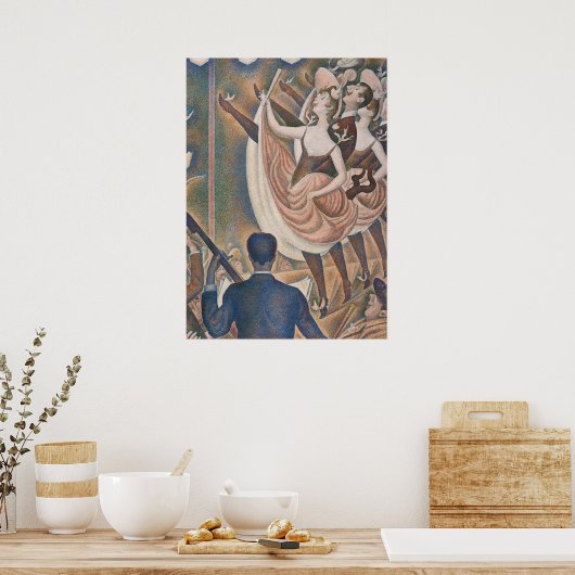 Die Can-can Seurat Neo Impressionist Pointillist Poster (Küche)