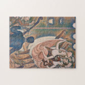 Die Can-can Seurat Neo Impressionist Pointillist Puzzle (Horizontal)