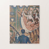 Die Can-can Seurat Neo Impressionist Pointillist Puzzle (Vertikal)