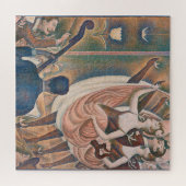 Die Can-can Seurat Neo Impressionist Pointillist Puzzle (Horizontal)