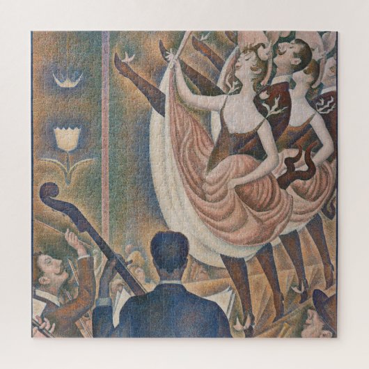 Die Can-can Seurat Neo Impressionist Pointillist Puzzle (Vertikal)