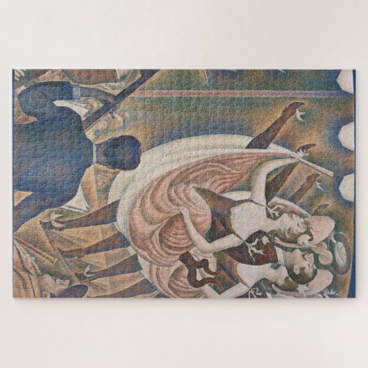 Die Can-can Seurat Neo Impressionist Pointillist Puzzle (Horizontal)