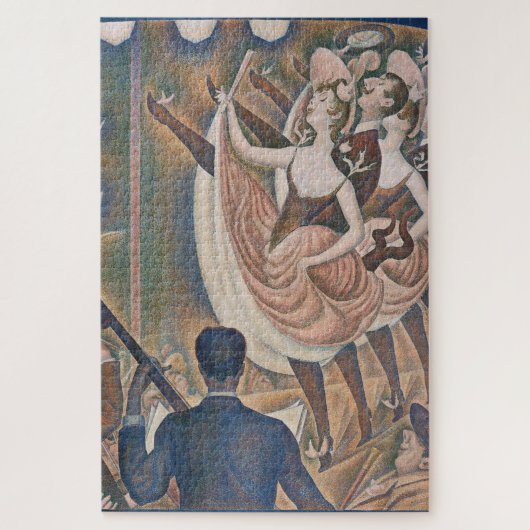 Die Can-can Seurat Neo Impressionist Pointillist Puzzle (Vertikal)